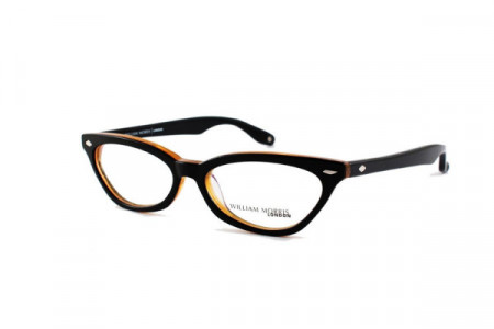 William Morris WM9901 Eyeglasses, BLACK/HORN (C2) - AR COAT