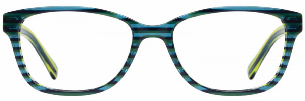 David Benjamin Totes Eyeglasses, 3 - Green Multi Stripe