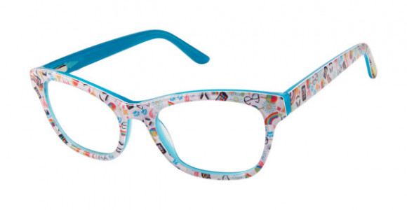 gx by Gwen Stefani GX811 Eyeglasses, Multi Emoji Print (MUL)
