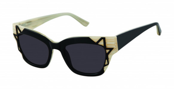 L.A.M.B. LA547 Sunglasses, Black Bone (BLK)
