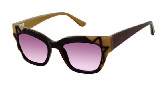 L.A.M.B. LA547 Sunglasses, Tortoise Gold (TOR)