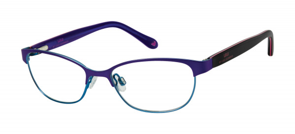 Lulu Guinness LK018 Eyeglasses, Purple (PUR)