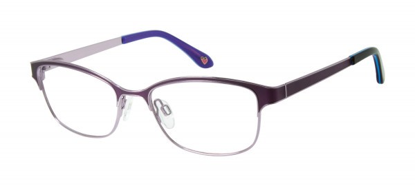 Lulu Guinness LK015 Eyeglasses, Purple (PUR)