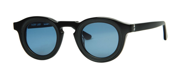 Thierry Lasry PROPAGANDY Sunglasses, 101 - Black w/ Blue Lenses