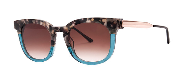 Thierry Lasry Penalty Sunglasses, CA2 - Grey Tortoise and Green