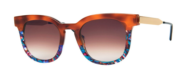 Thierry Lasry Penalty Sunglasses, V119 - Tortoise and Multicolor Vintage Pattern