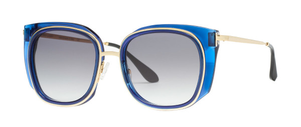 Thierry Lasry Everlasty Sunglasses, 384 - Blue and Gold