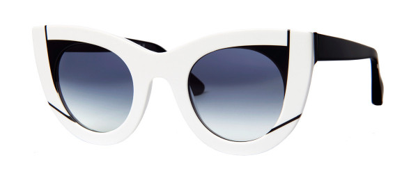 Thierry Lasry WAVVVY Sunglasses, 000 - White & Black