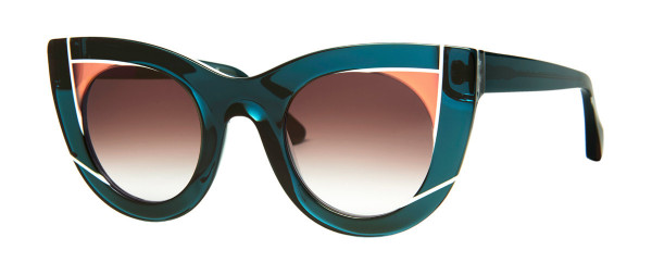 Thierry Lasry WAVVVY Sunglasses, 3473 - Green & Peach