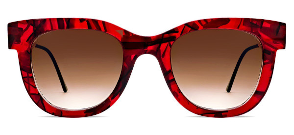 Thierry Lasry SEXXXY Sunglasses, Translucent Red Pattern
