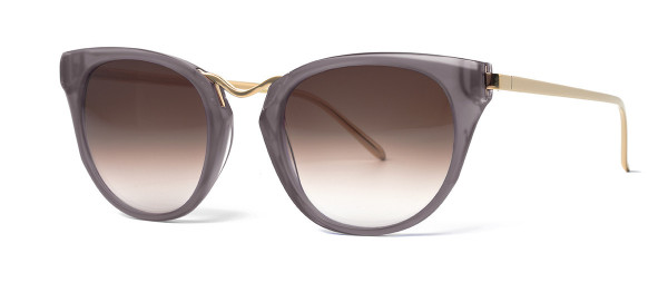 Thierry Lasry Hinky Sunglasses, 704 - Translucent Grey & Gold