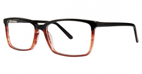 Big Mens Eyewear Club BIG DUDE Eyeglasses, Brown/Rust
