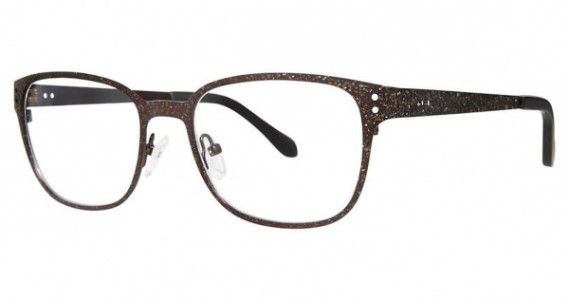 Genevieve EXPRESSION Eyeglasses, Matte Brown