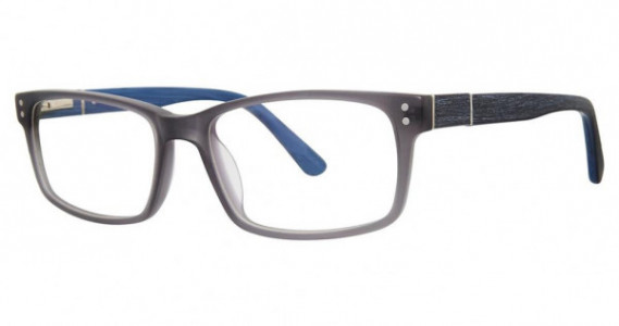 U Rock SOLO Eyeglasses, Grey/Navy Matte