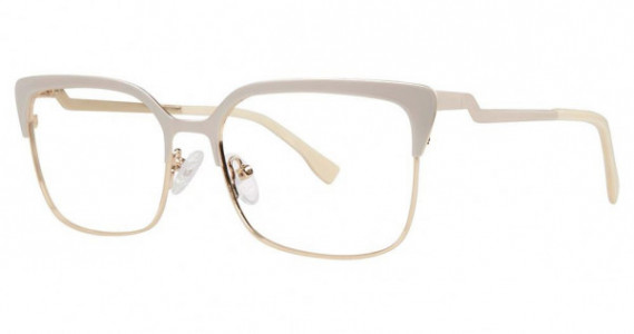 Genevieve Attitude Eyeglasses, ivory/gold