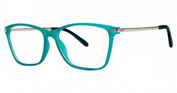 Genevieve Brilliance Eyeglasses, Teal Matte