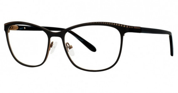 Genevieve Hypnotic Eyeglasses, matte black/gunmetal