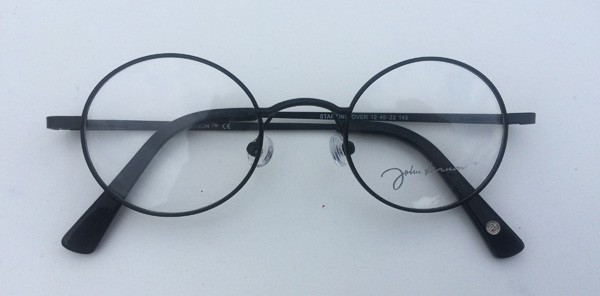John Lennon Starting Over Eyeglasses, 12-Black