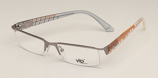 Axebo Byron Eyeglasses, 02 - Gun (Front) W/2 sets of temples