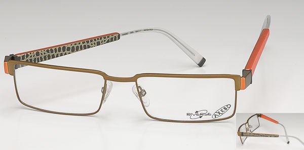 Axebo Del Eyeglasses, 3-Brown/Blue/Black
