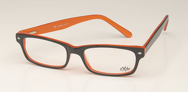 Axebo Derma Eyeglasses, 2 - Black/Orange