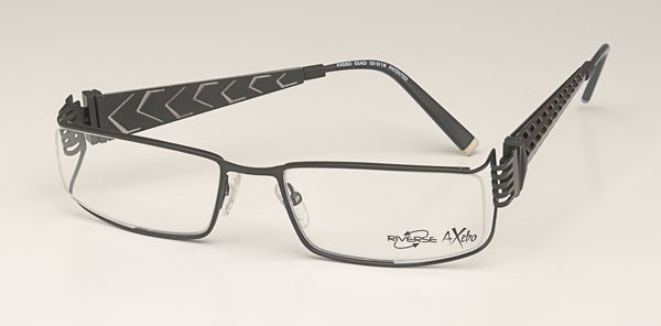 Axebo Esad Eyeglasses, 5-Black Satin/Grey