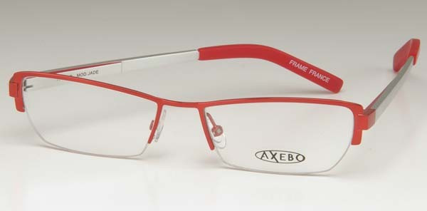 Axebo Jade Eyeglasses, 1-Garnet/Silver