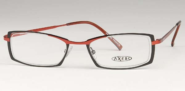 Axebo Karen Eyeglasses, 1-Black/Red