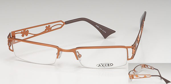 Axebo Lila Eyeglasses, 5-Brushed Copper