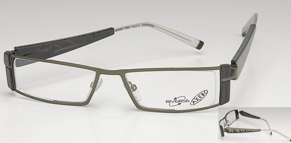 Axebo Tibo Eyeglasses, 7-Khaki/Black