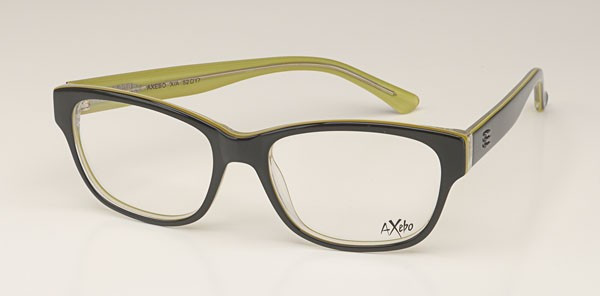 Axebo Xia Eyeglasses, 2-Black/Green