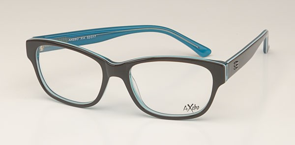 Axebo Xia Eyeglasses, 3-Black/White/Blue
