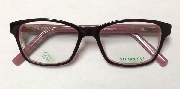 Go Green GG70 Eyeglasses, 1-Burgundy/Pink/Layer
