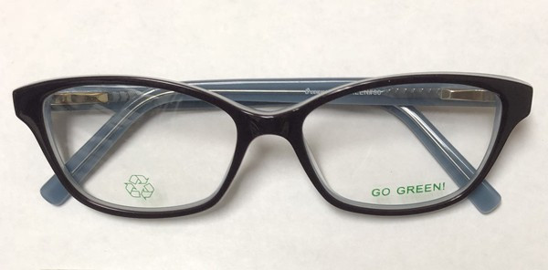 Go Green GG80 Eyeglasses, 3-Navy/Blue/Layer