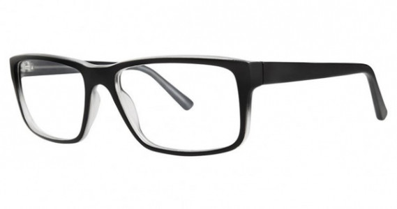 Modern Optical HALFTIME Eyeglasses, Black Matte
