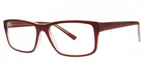 Modern Optical HALFTIME Eyeglasses, Brown Matte