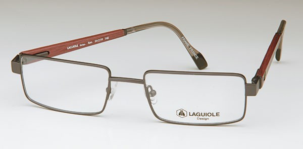 Laguiole Ken Eyeglasses, 2-Silver/Matte Silver