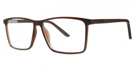 Modern Optical ELWOOD Eyeglasses, Brown Matte