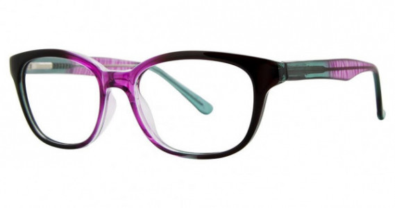 Modern Optical LIQUID Eyeglasses, Jade/Purple