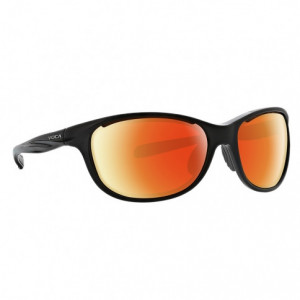VOCA Twister Sunglasses, Gloss Black/Smoke Red Ion
