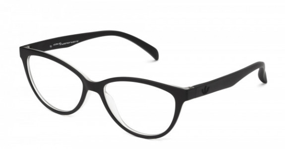 adidas Originals AOR007O Eyeglasses, Black .009.000