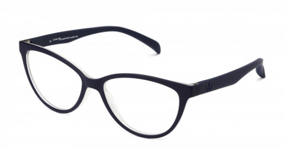 adidas Originals AOR007O Eyeglasses, Deep Blue/White .025.000