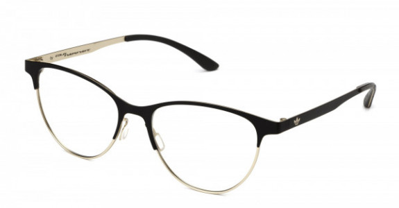 adidas Originals AOM002O Eyeglasses, Black/Gold .009.120