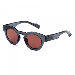 adidas Originals AOG005 Sunglasses, Semi-Trans Dark Grey (Red Fullshaded) .070.000