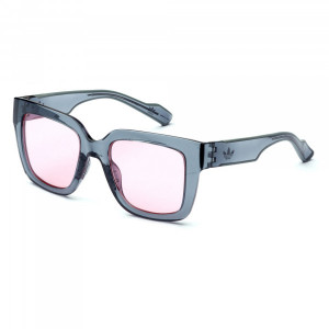 adidas Originals AOG004 Sunglasses, Semi-Trans Grey (Pink Cosmetic) .071.000
