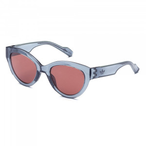 adidas Originals AOG000 Sunglasses, Semi-Trans Grey (Red Fullshaded) .071.000