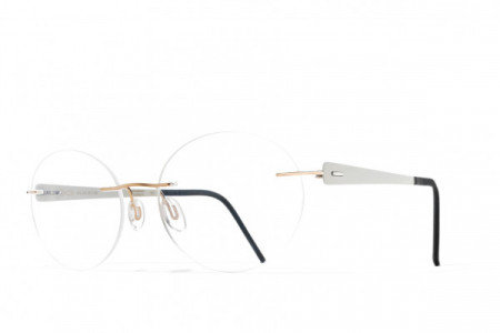 Blackfin Alamere Eyeglasses, 1Um Gold & White - C718