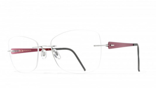 Blackfin Alamere Eyeglasses, Silver & Burgundy Red - C710