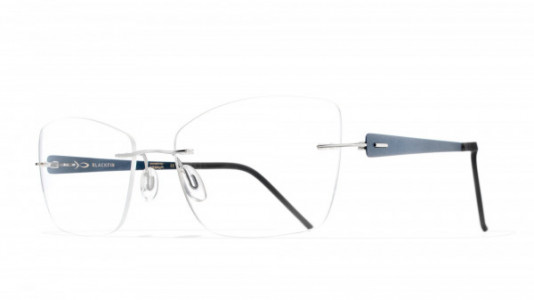 Blackfin Alamere Eyeglasses, Silver & Navy Blue - C711