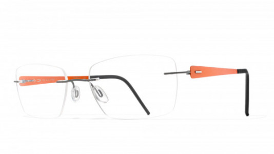 Blackfin Alamere Eyeglasses, Titan & Orange - C715